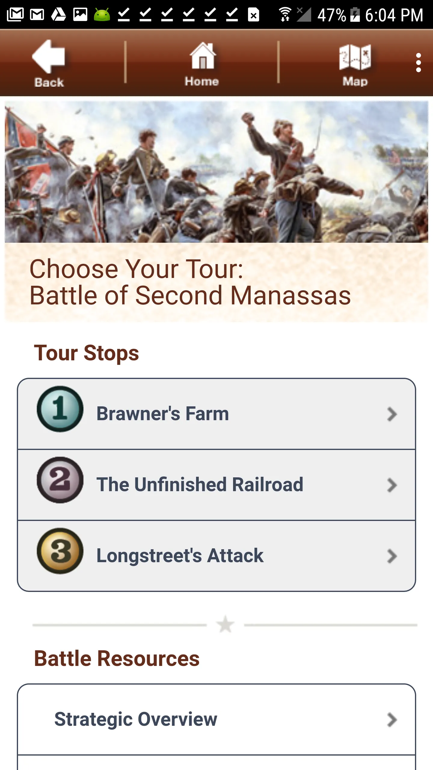 Second Manassas Battle App | Indus Appstore | Screenshot