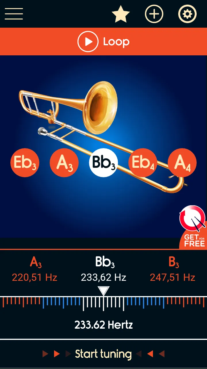 Master Trombone Tuner | Indus Appstore | Screenshot