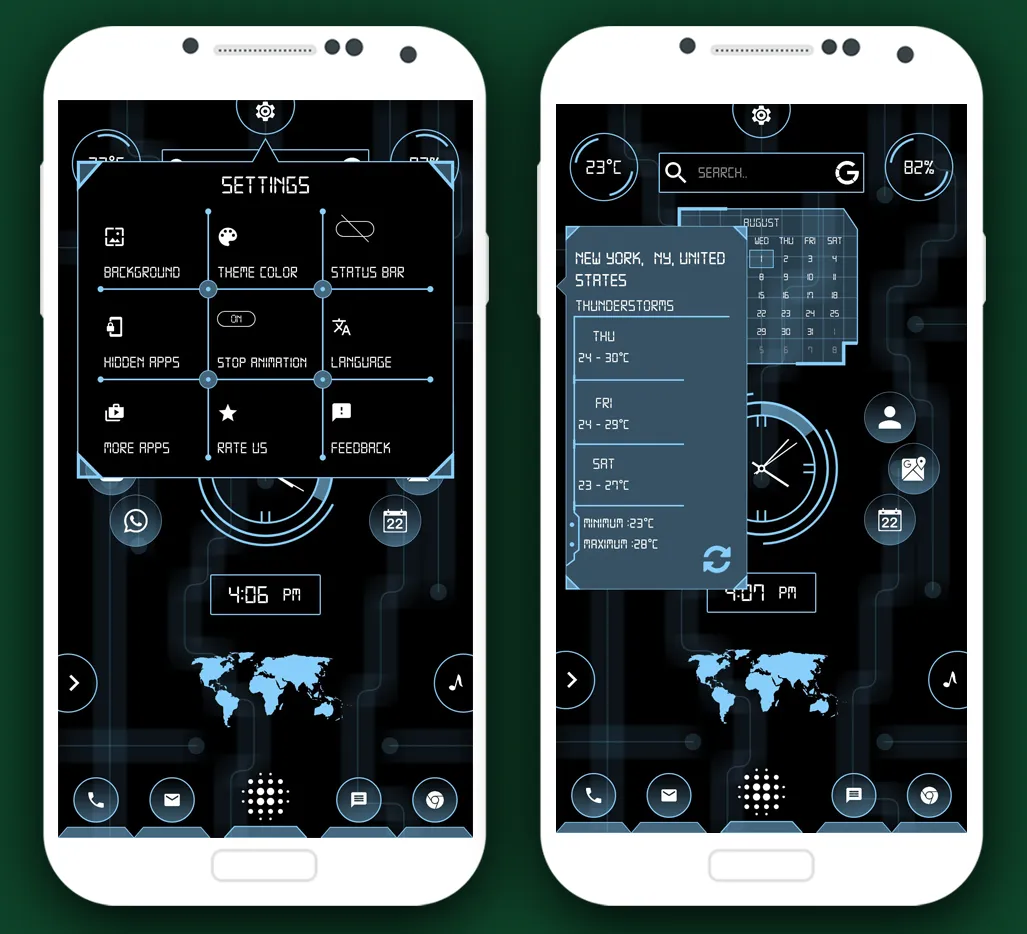 High Style Launcher 2 - Hitech | Indus Appstore | Screenshot