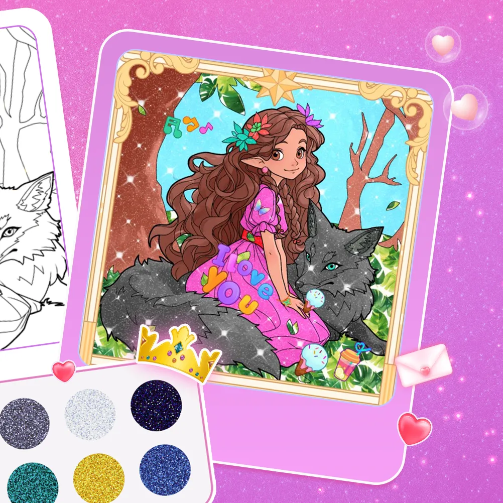 Princess Coloring Wonderland | Indus Appstore | Screenshot