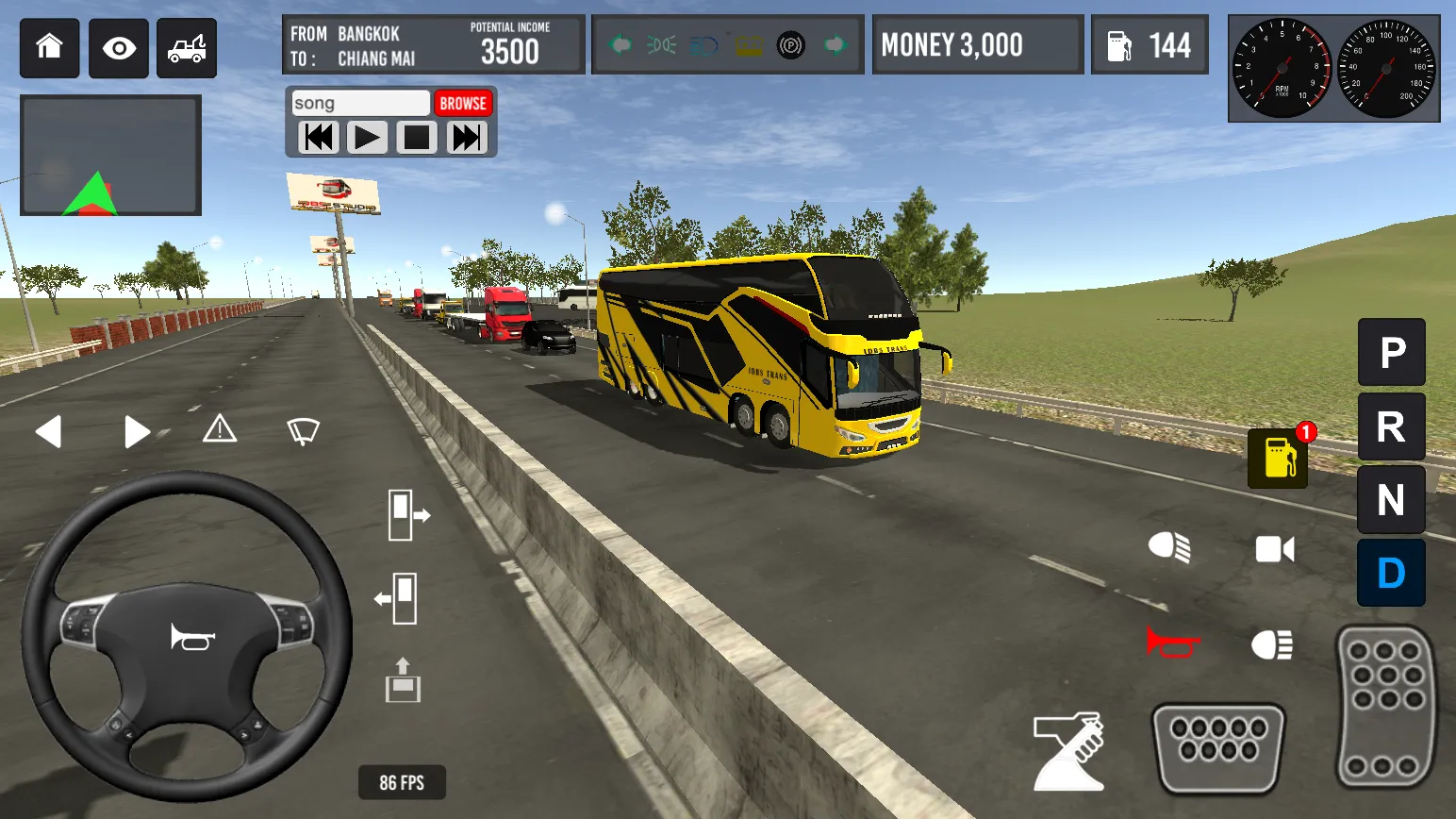 Thailand Bus Simulator | Indus Appstore | Screenshot