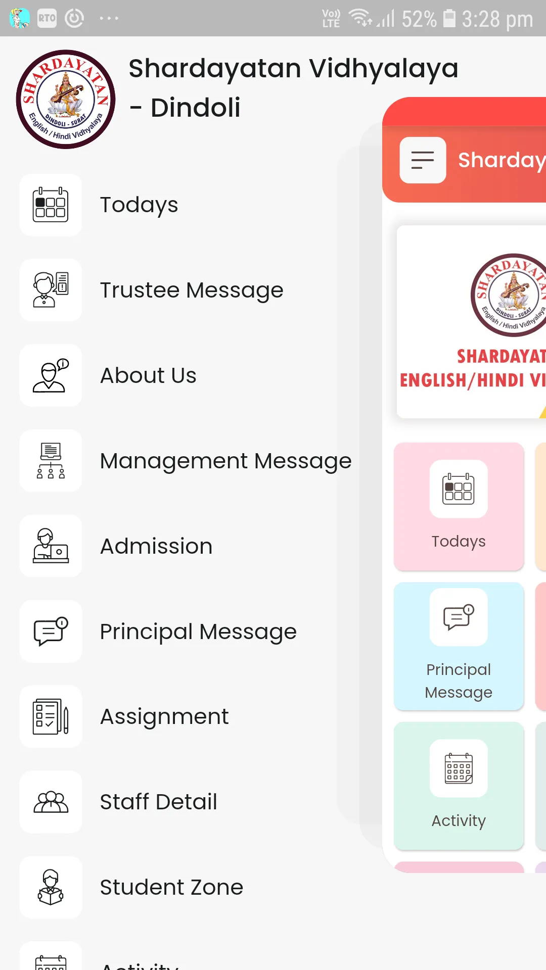 Shardayatan Vidhyalaya-Dindoli | Indus Appstore | Screenshot