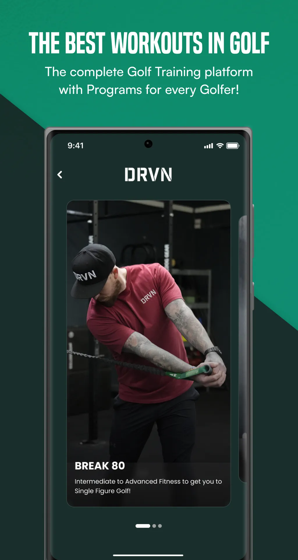 DRVN - Golf & Fitness | Indus Appstore | Screenshot