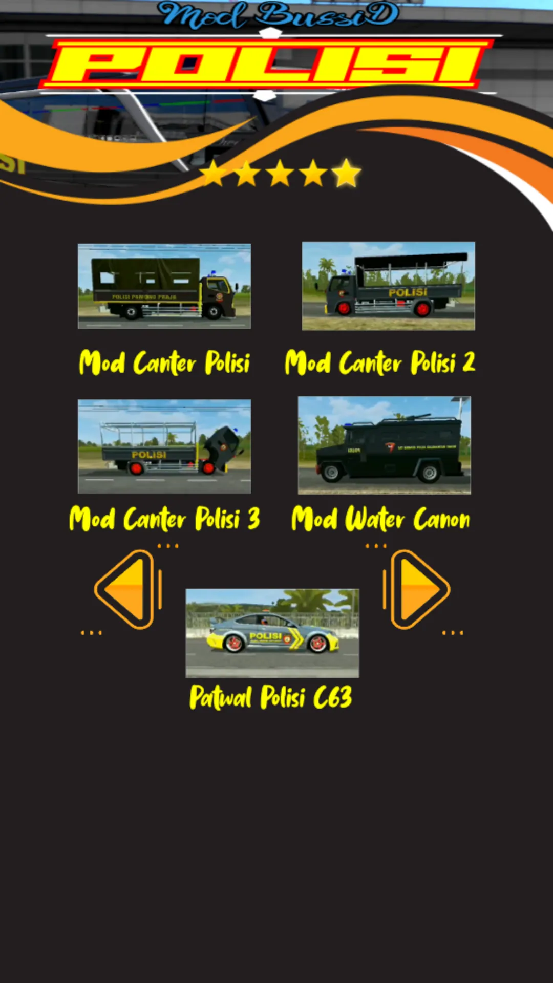 Mod Bussid Polisi Lengkap | Indus Appstore | Screenshot