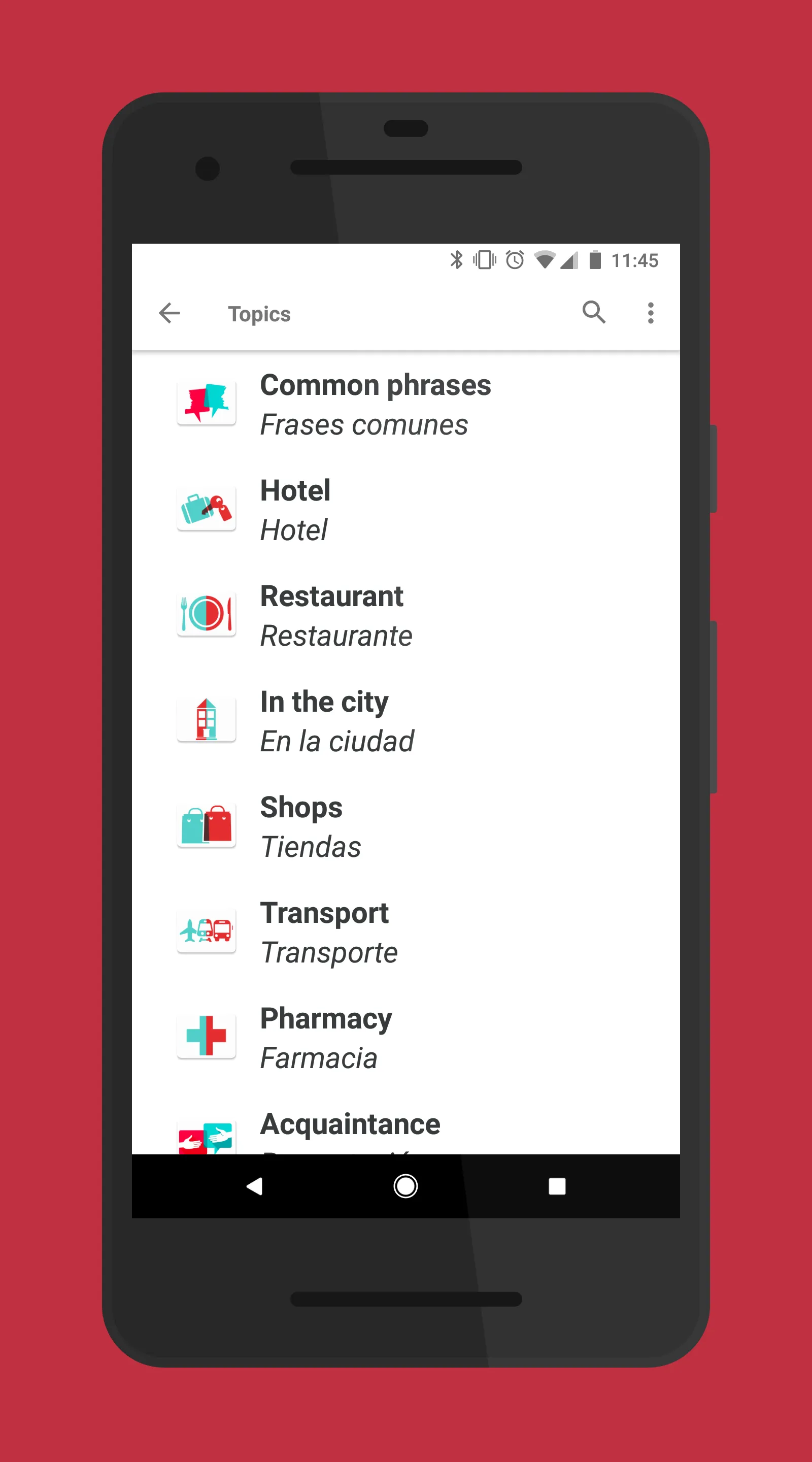 Travel Phrasebook | Indus Appstore | Screenshot