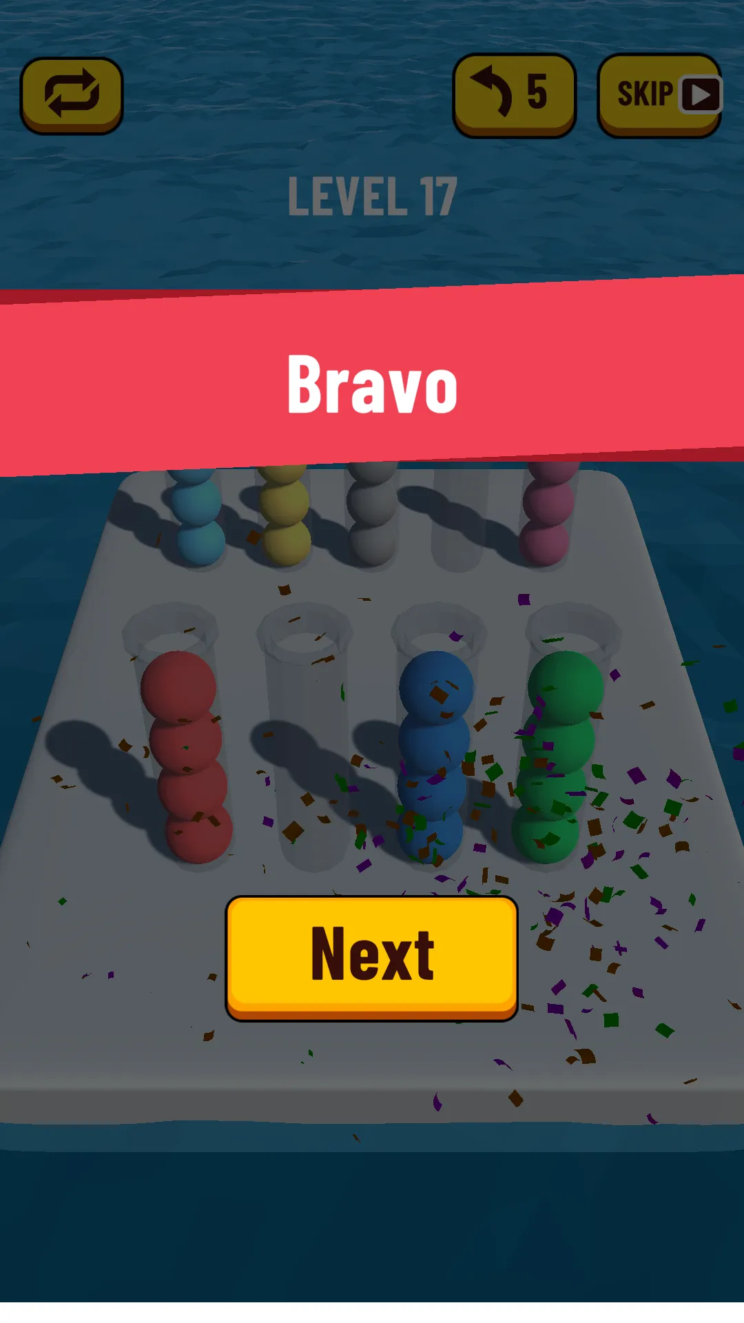 Ball Sort Puzzle 3D | Indus Appstore | Screenshot