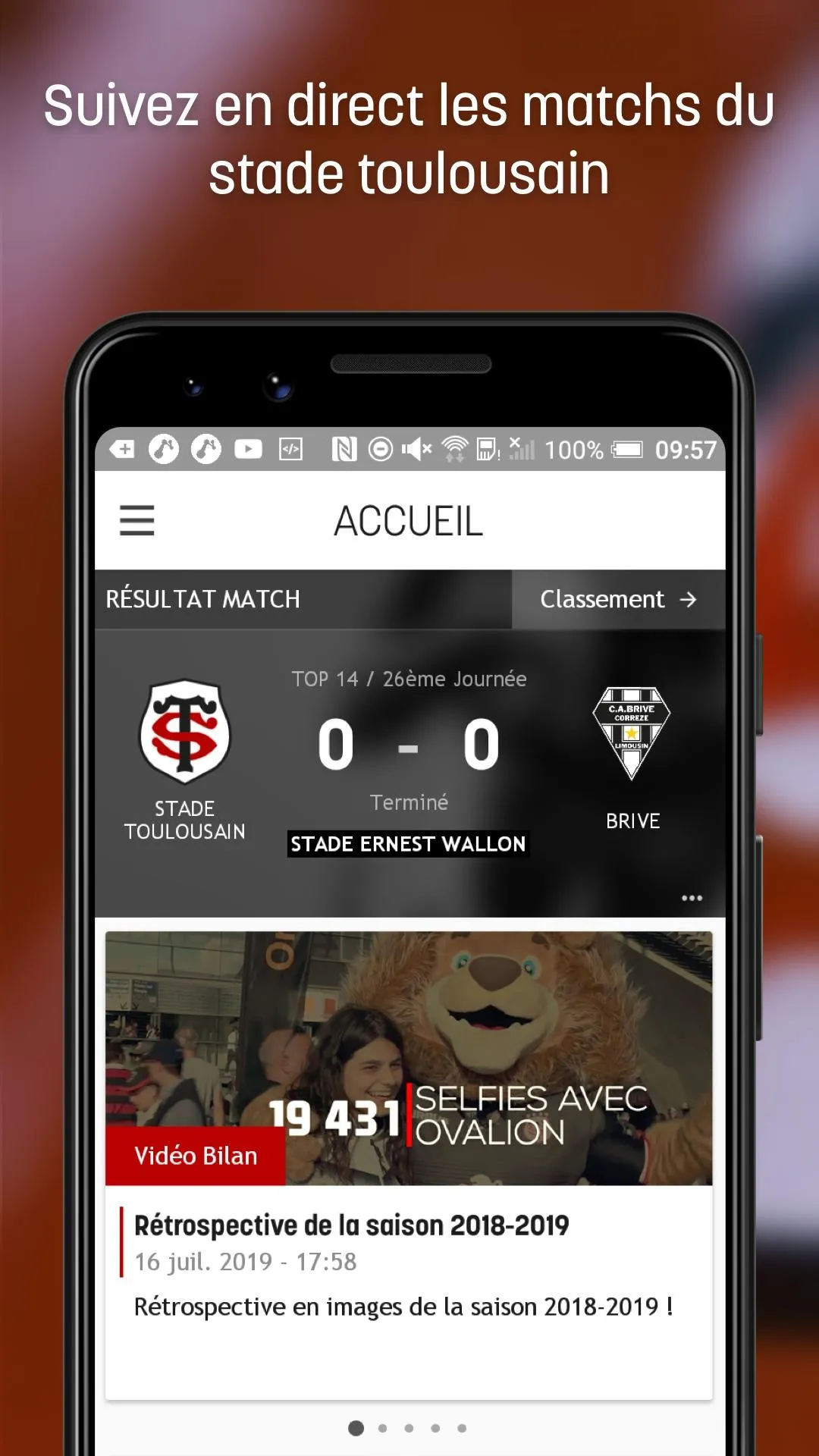 Stade Toulousain | Indus Appstore | Screenshot