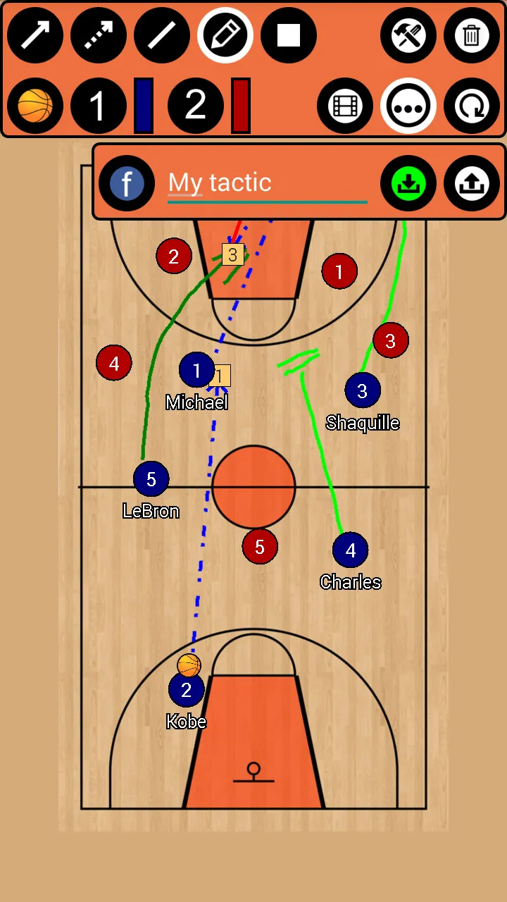 Basketball Tactic Board | Indus Appstore | Screenshot