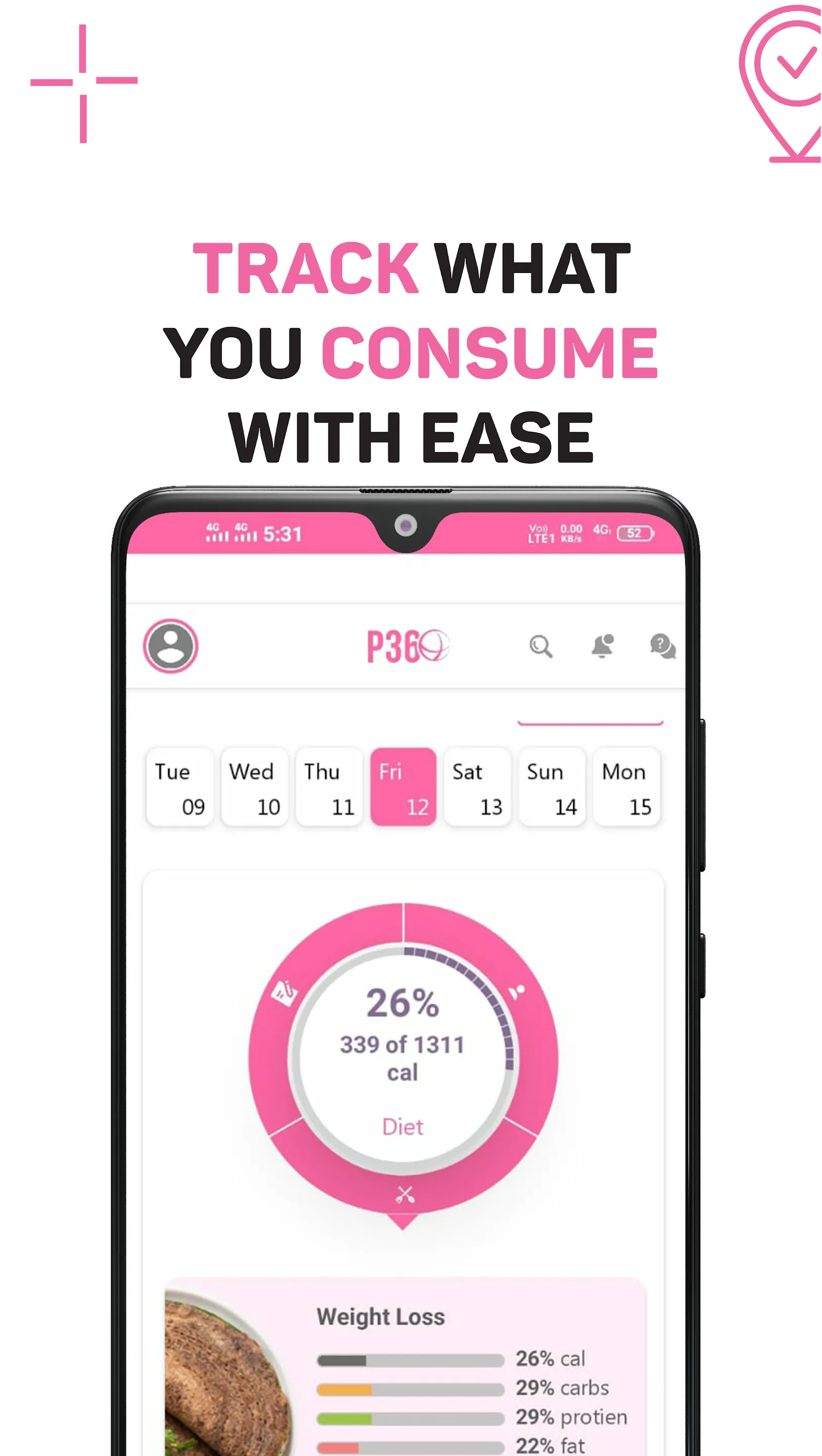 Pink 360 - Fitness, Diet Plans | Indus Appstore | Screenshot