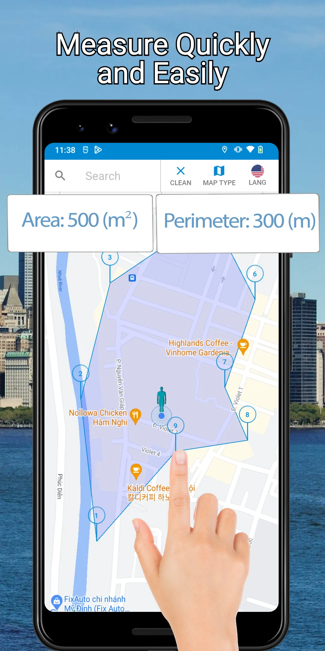 Area Calculator For Land | Indus Appstore | Screenshot
