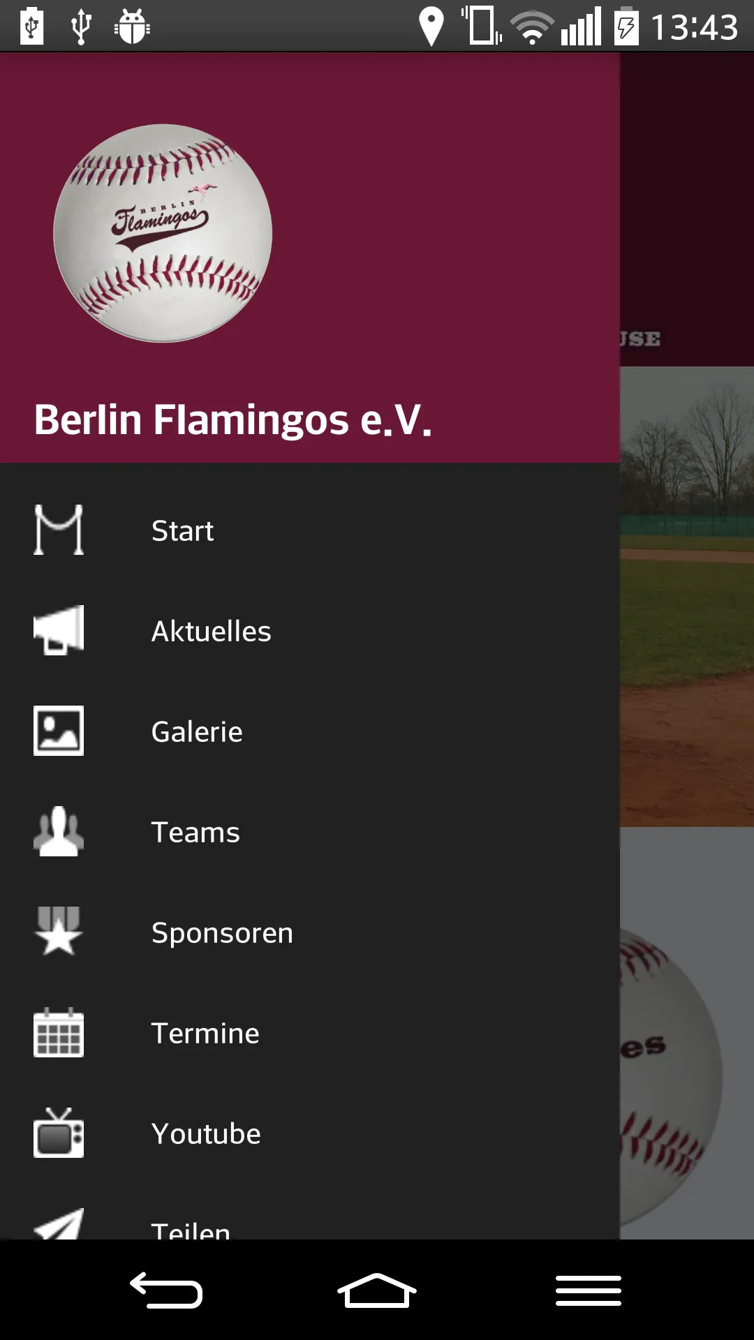 Berlin Flamingos e.V. | Indus Appstore | Screenshot