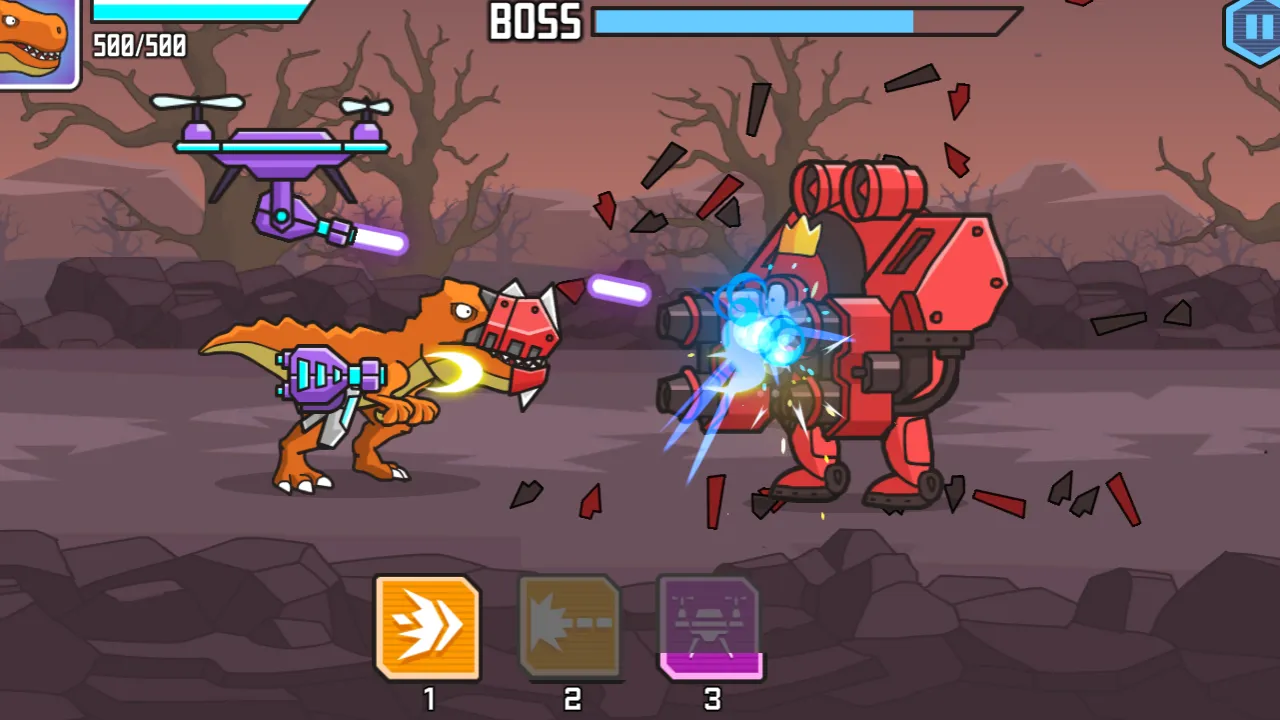 CyberDino: T-Rex vs Robots | Indus Appstore | Screenshot