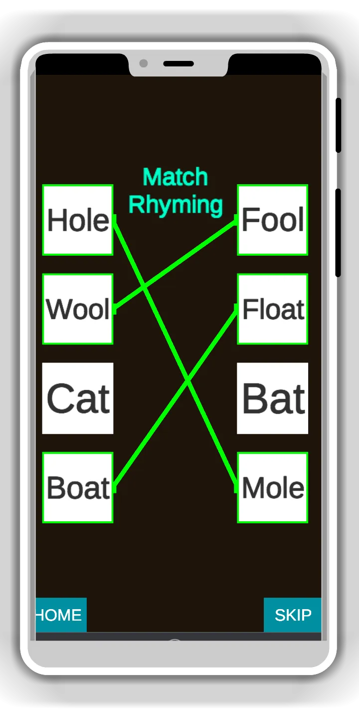 Match rhyming words | Indus Appstore | Screenshot