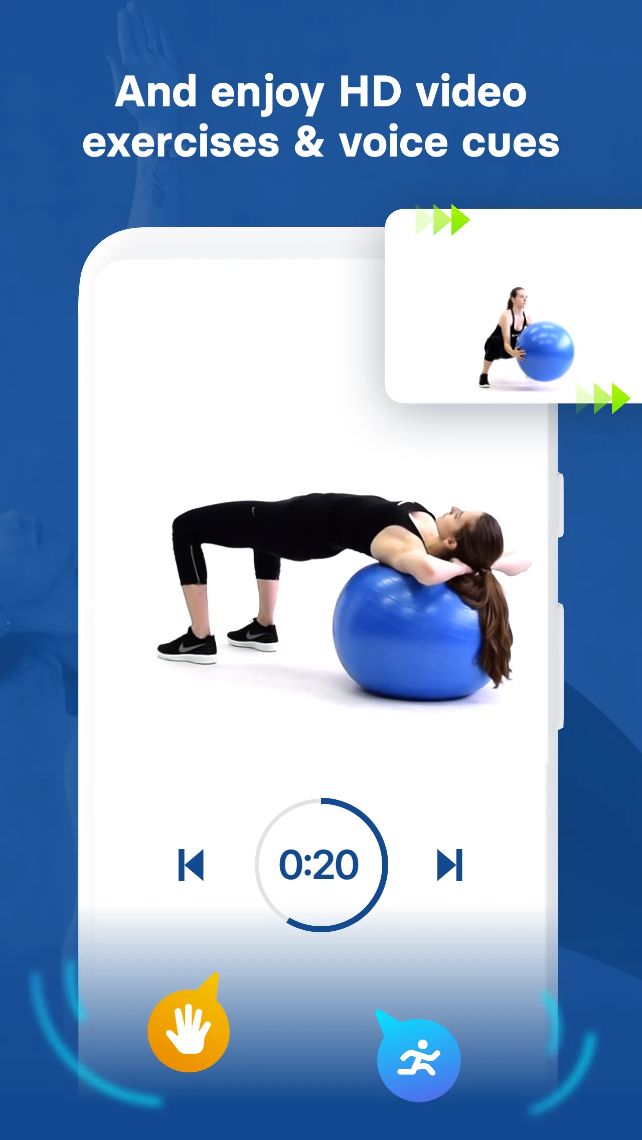 Stability Ball Workouts Fitify | Indus Appstore | Screenshot