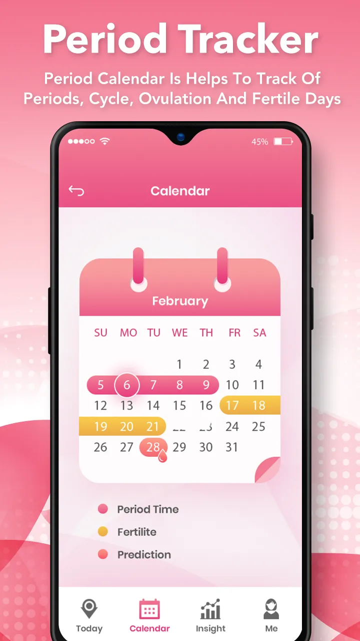 Period Tracker: Ovulation Cale | Indus Appstore | Screenshot