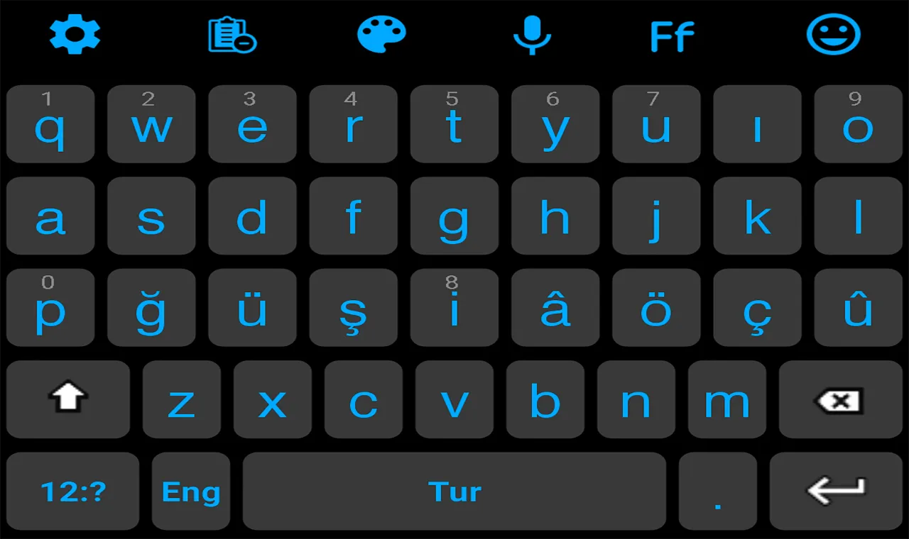 Turkish Language  keyboard 202 | Indus Appstore | Screenshot