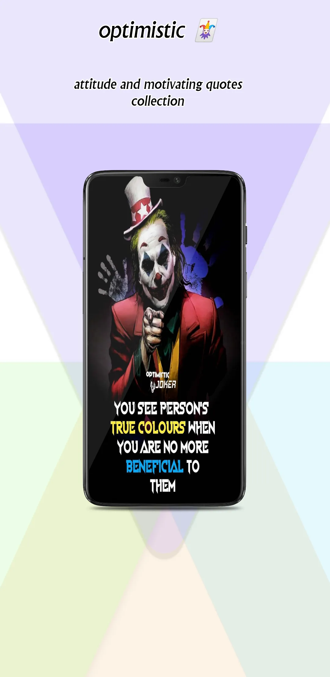 Optimistic Joker Quotes | Indus Appstore | Screenshot