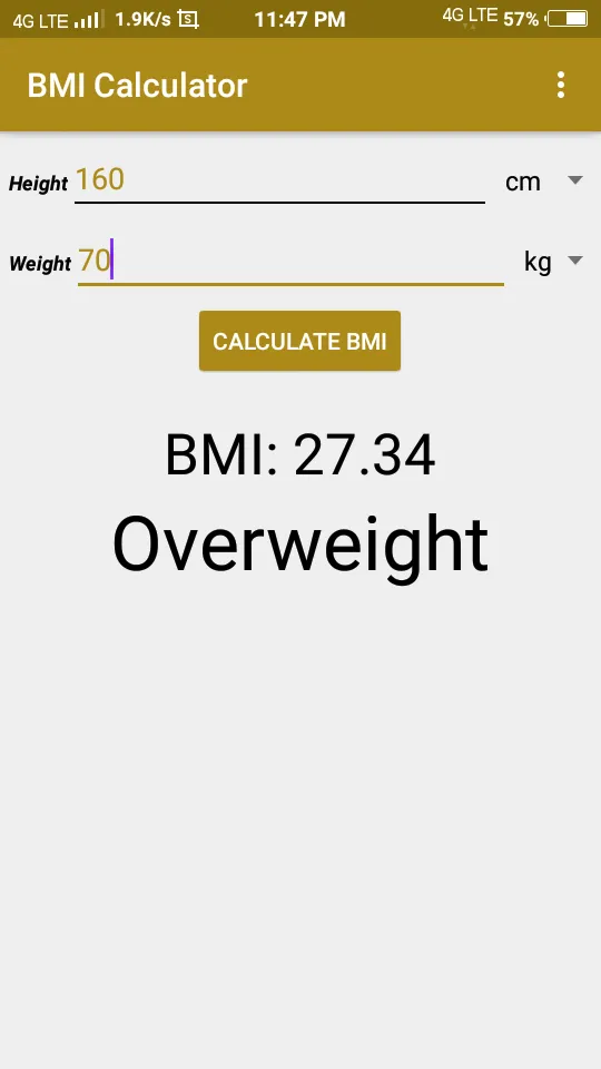 BMI Calculator | Indus Appstore | Screenshot