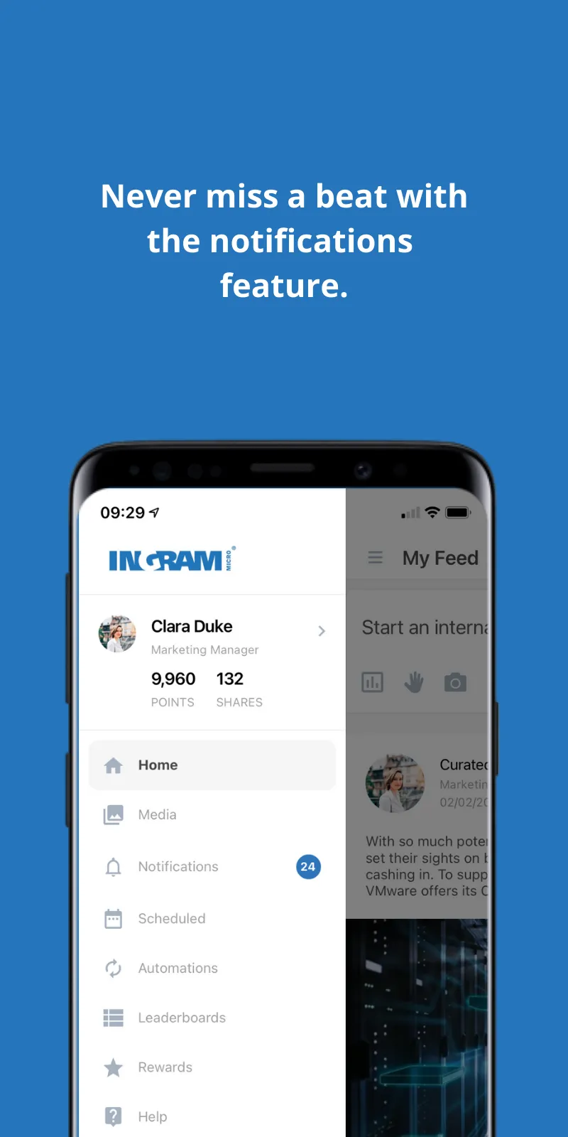 Ingram Micro Social | Indus Appstore | Screenshot