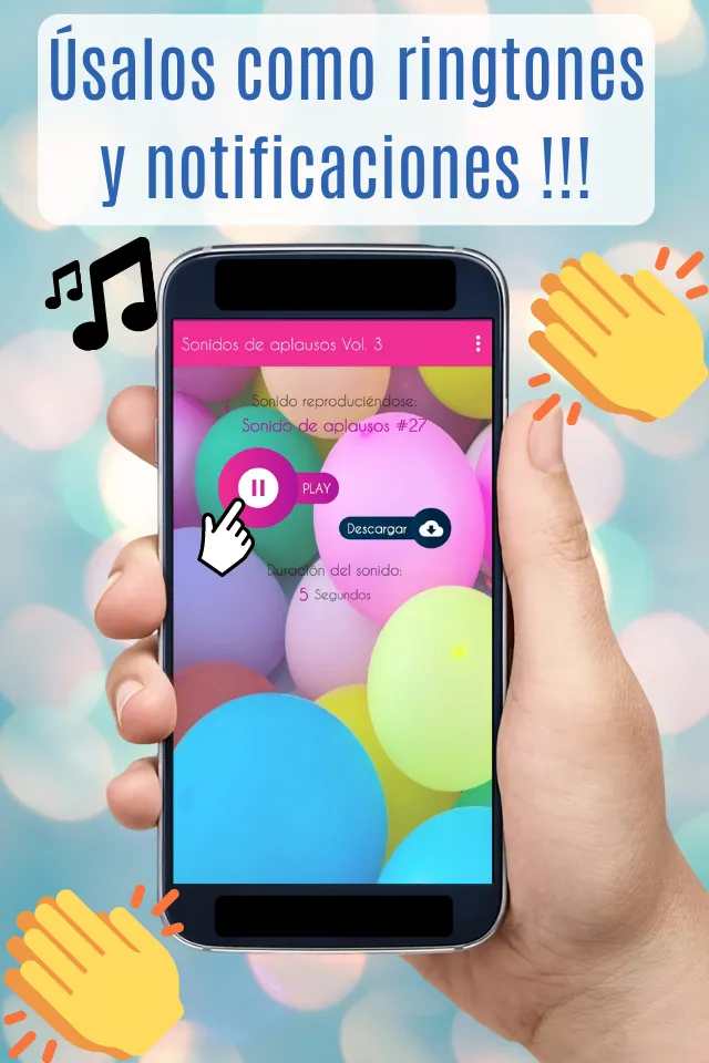 Sonidos de Aplausos. Manos. | Indus Appstore | Screenshot