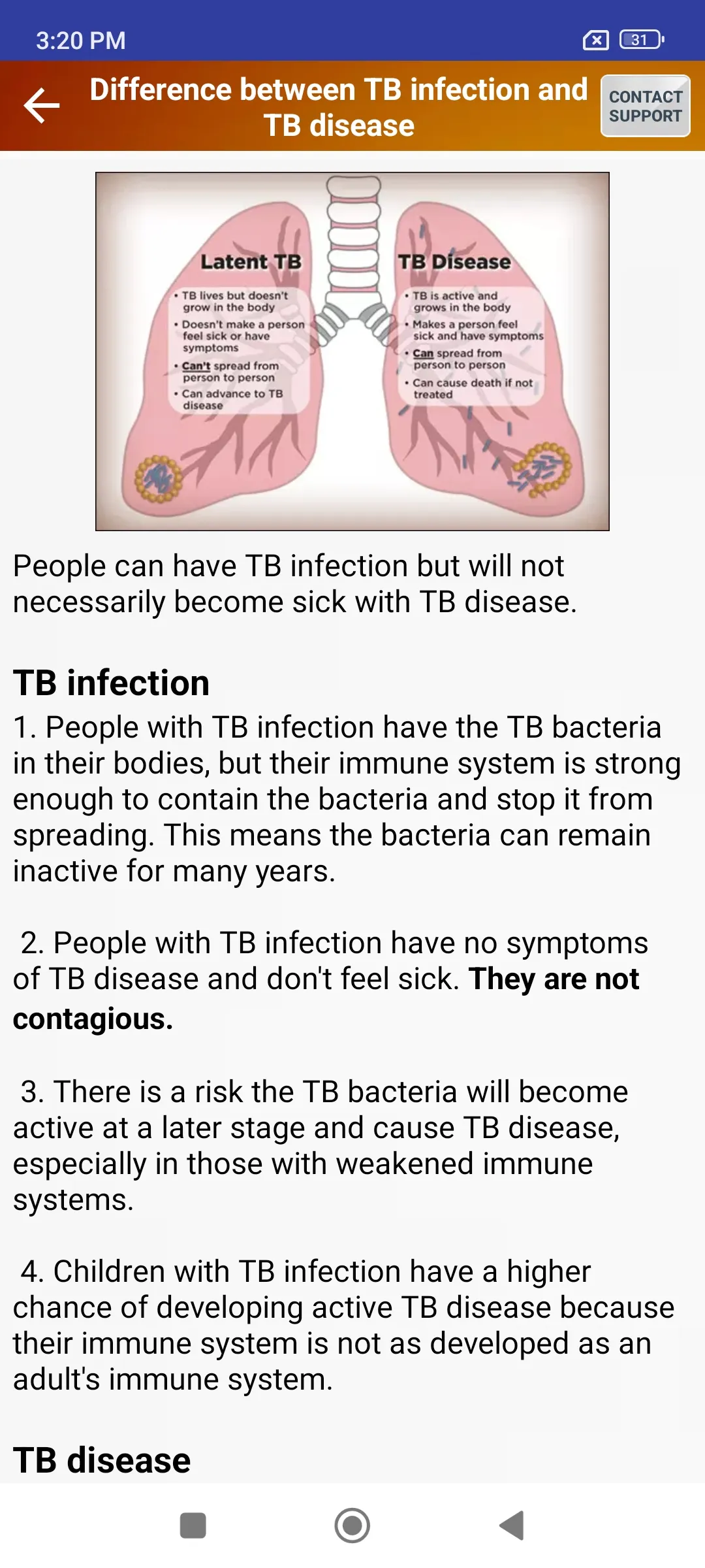 Tuberculosis TB Help & Diet | Indus Appstore | Screenshot