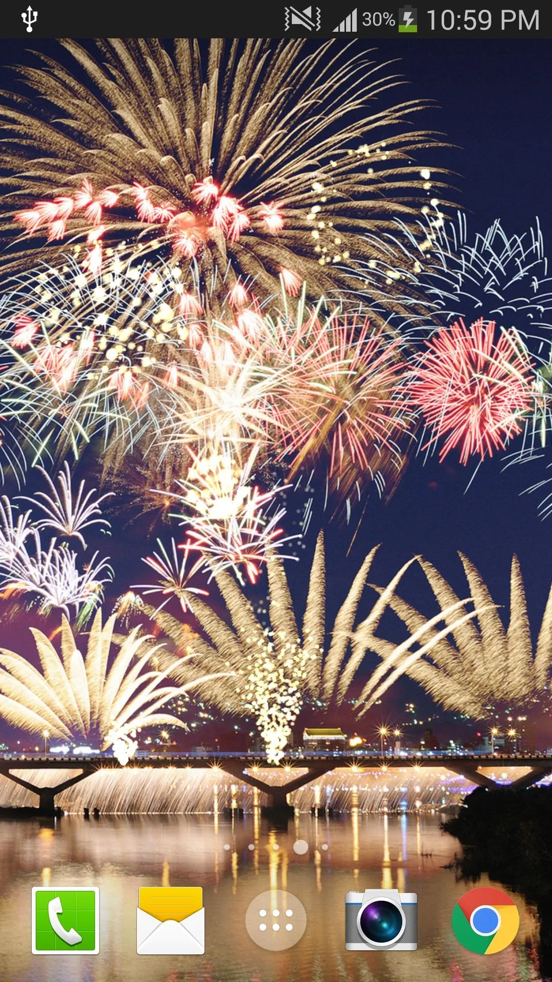 Fireworks Live Wallpaper | Indus Appstore | Screenshot