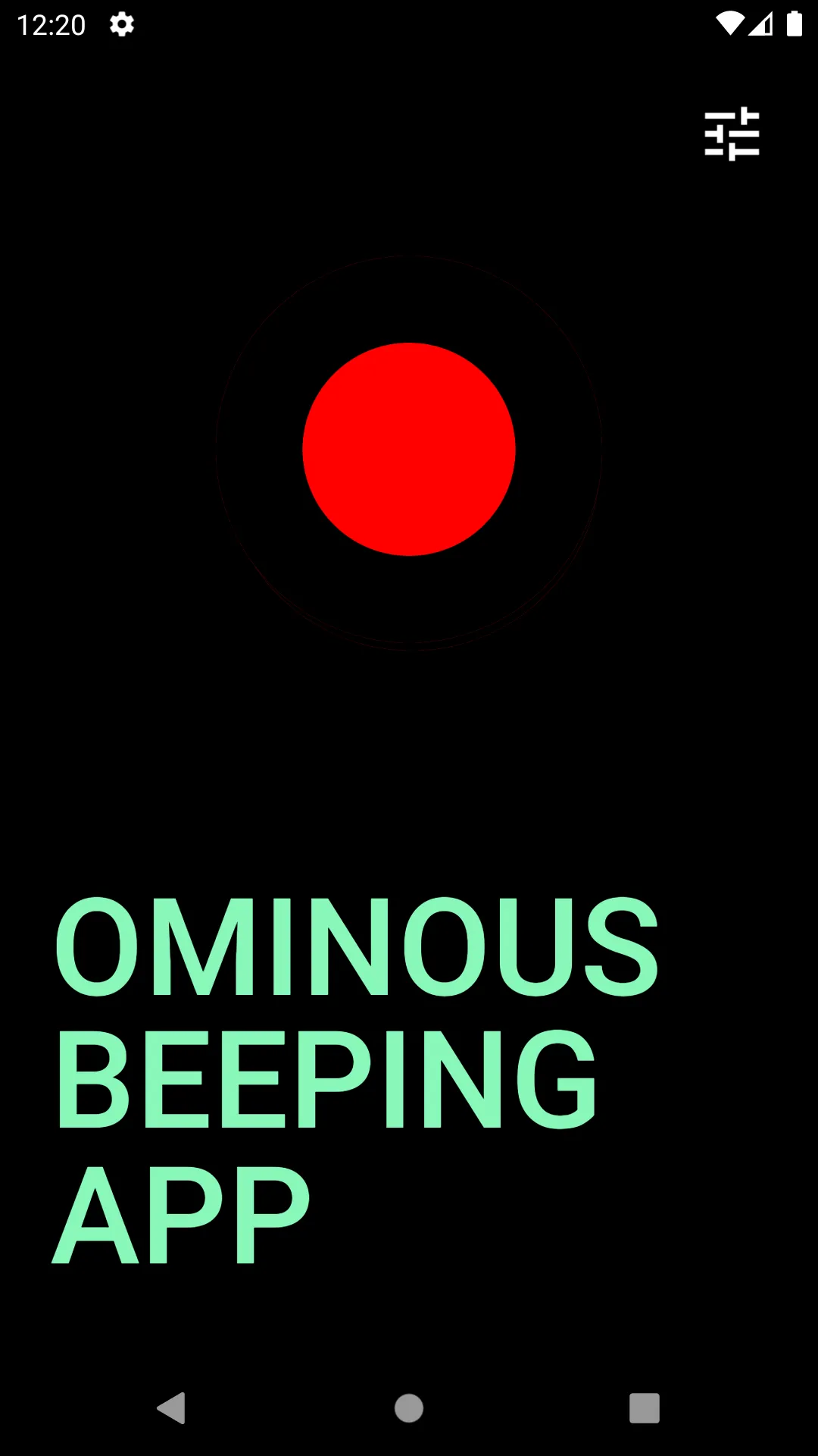 Ominous Beeping App | Indus Appstore | Screenshot