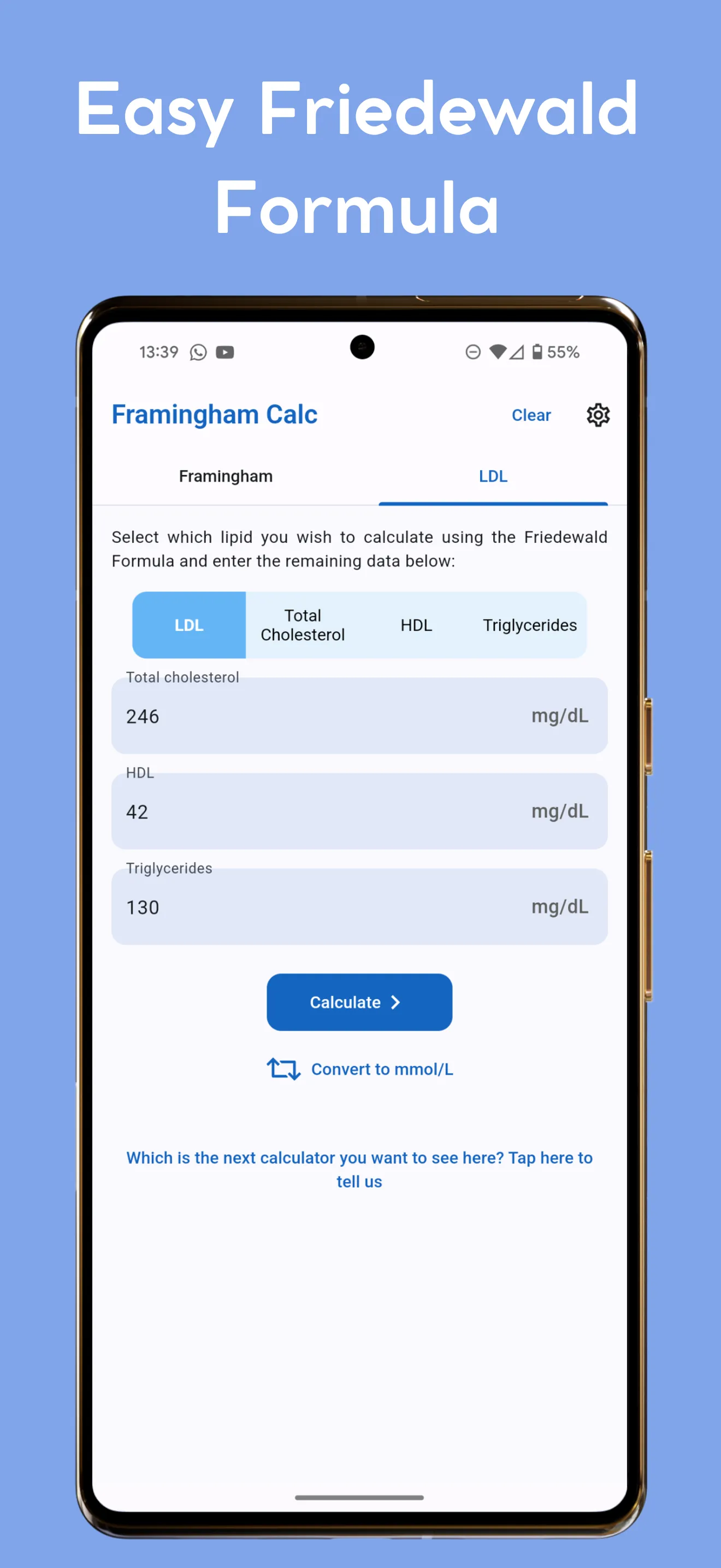 Framingham Score Heart Age | Indus Appstore | Screenshot