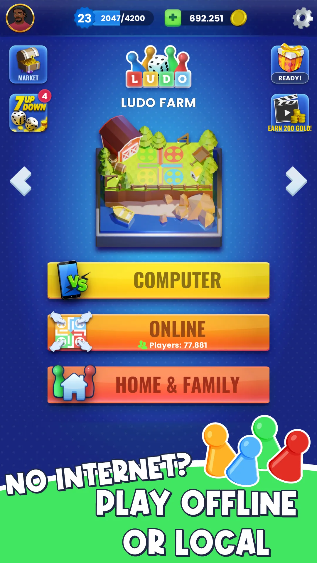 Ludo - Offline Board Game | Indus Appstore | Screenshot