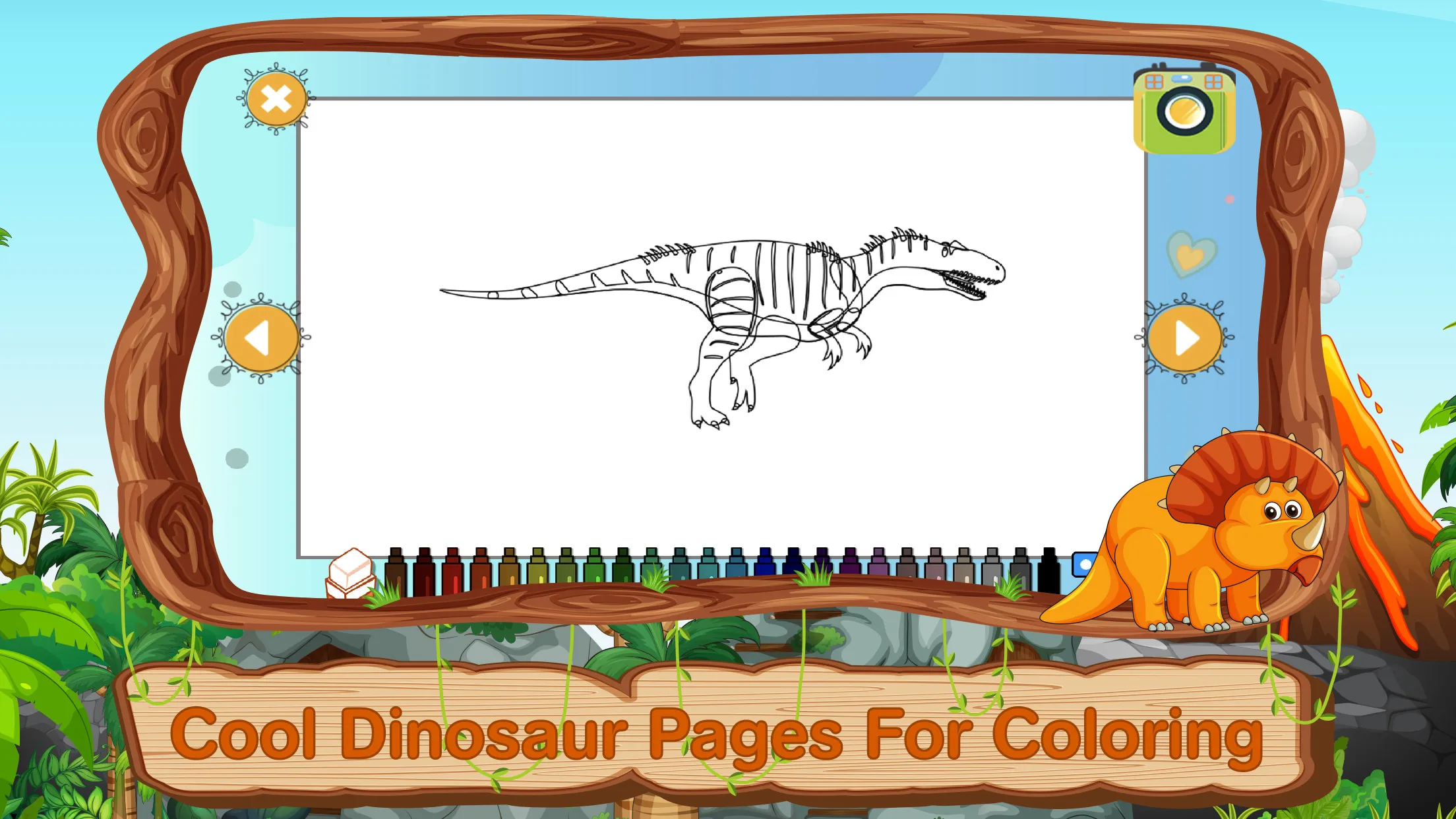 Dinosaur Coloring Games Puzzle | Indus Appstore | Screenshot