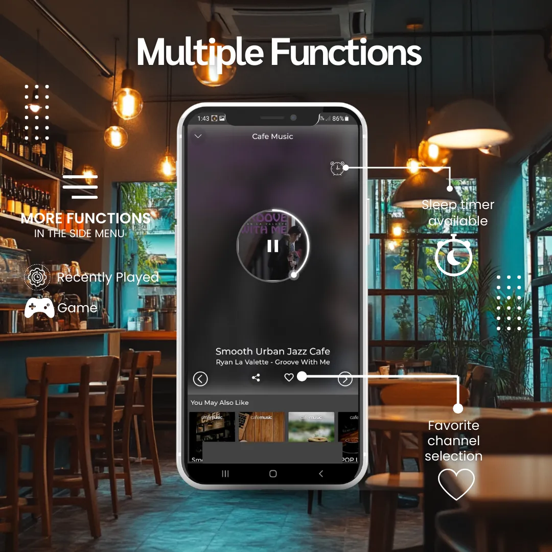 Cafe Music | Indus Appstore | Screenshot