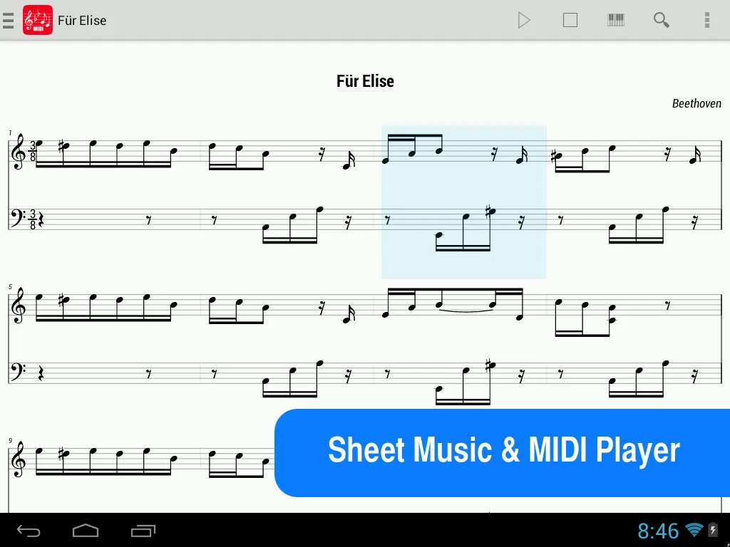 MIDI Score | Indus Appstore | Screenshot