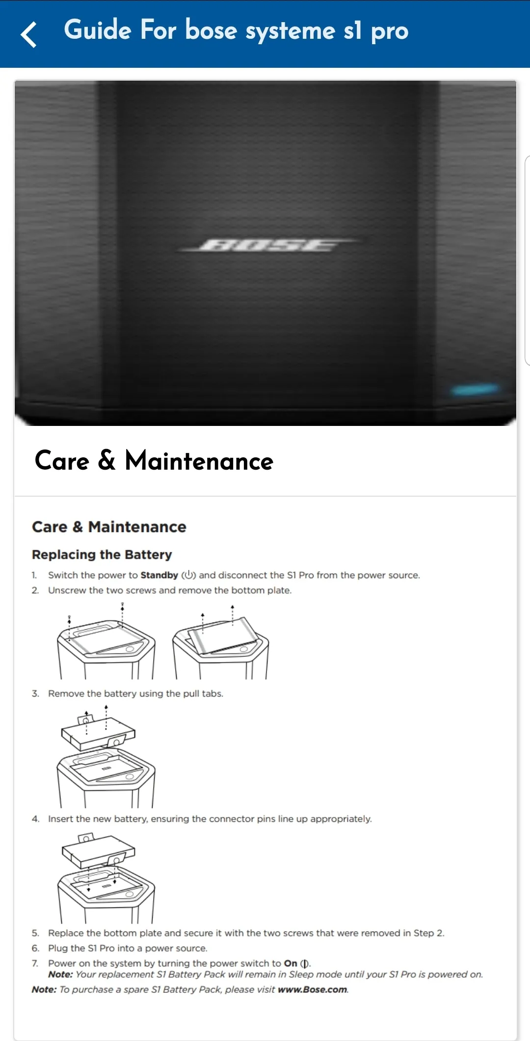 Guide For bose systeme s1 pro | Indus Appstore | Screenshot