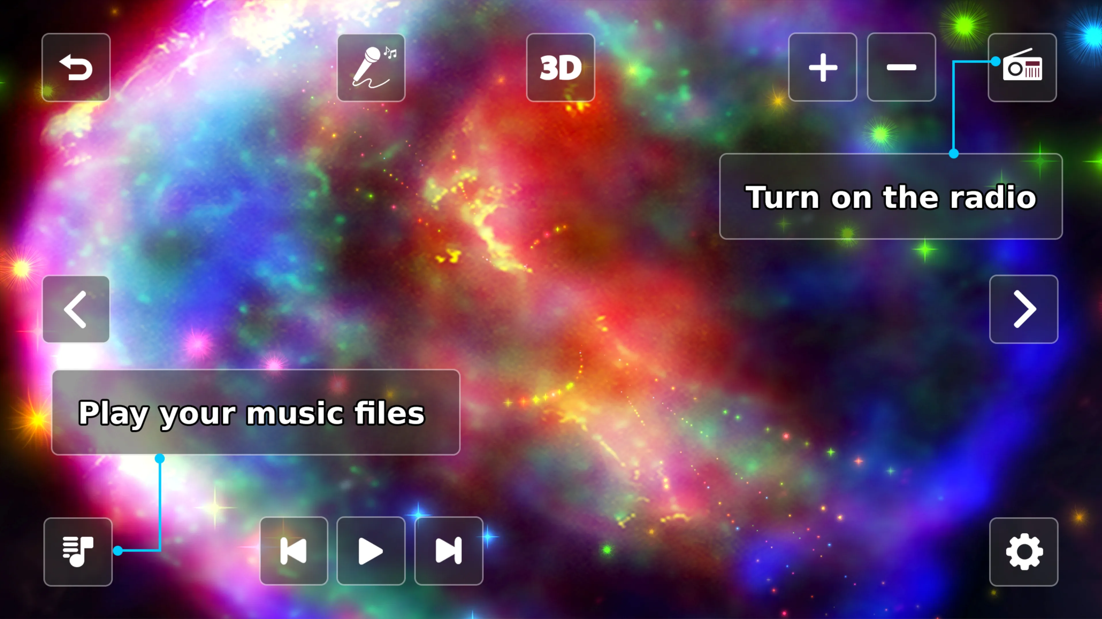 Alien Worlds Music Visualizer | Indus Appstore | Screenshot