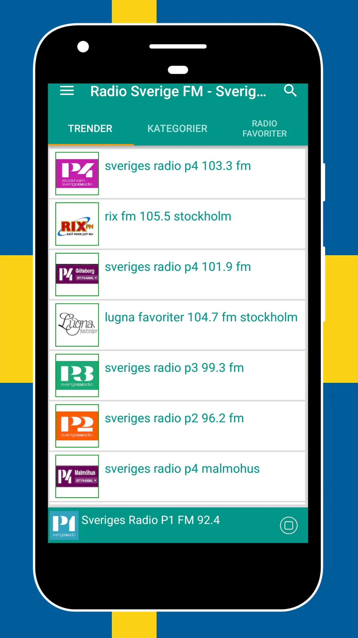 Radio Sweden - Radio Sweden FM | Indus Appstore | Screenshot