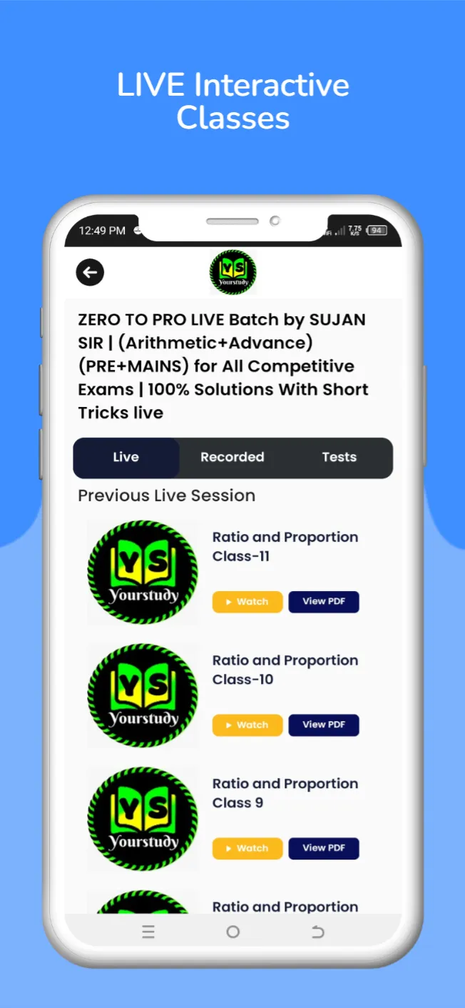 Yourstudy -Exam Prep | Indus Appstore | Screenshot