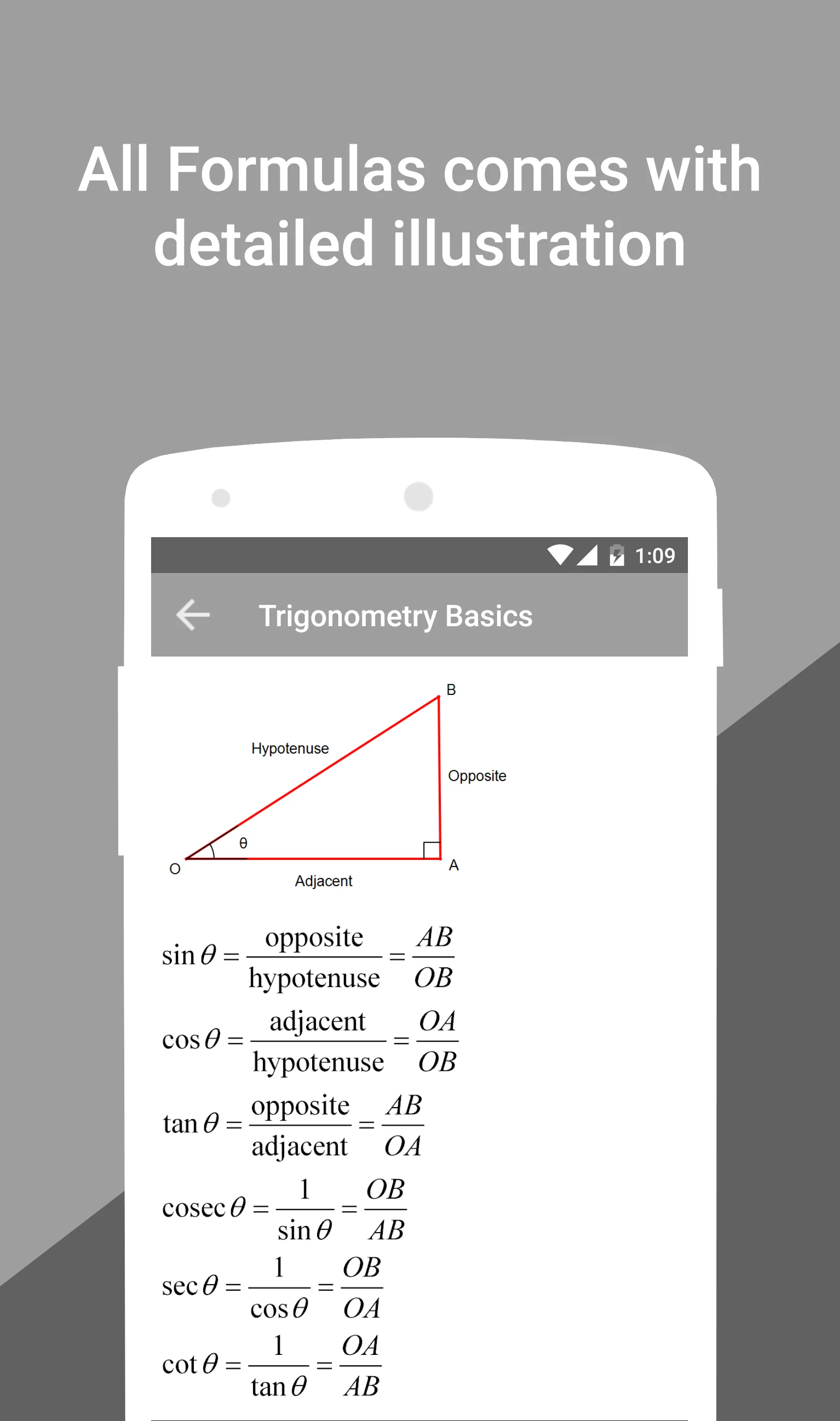 Math Formulas with Calculator | Indus Appstore | Screenshot