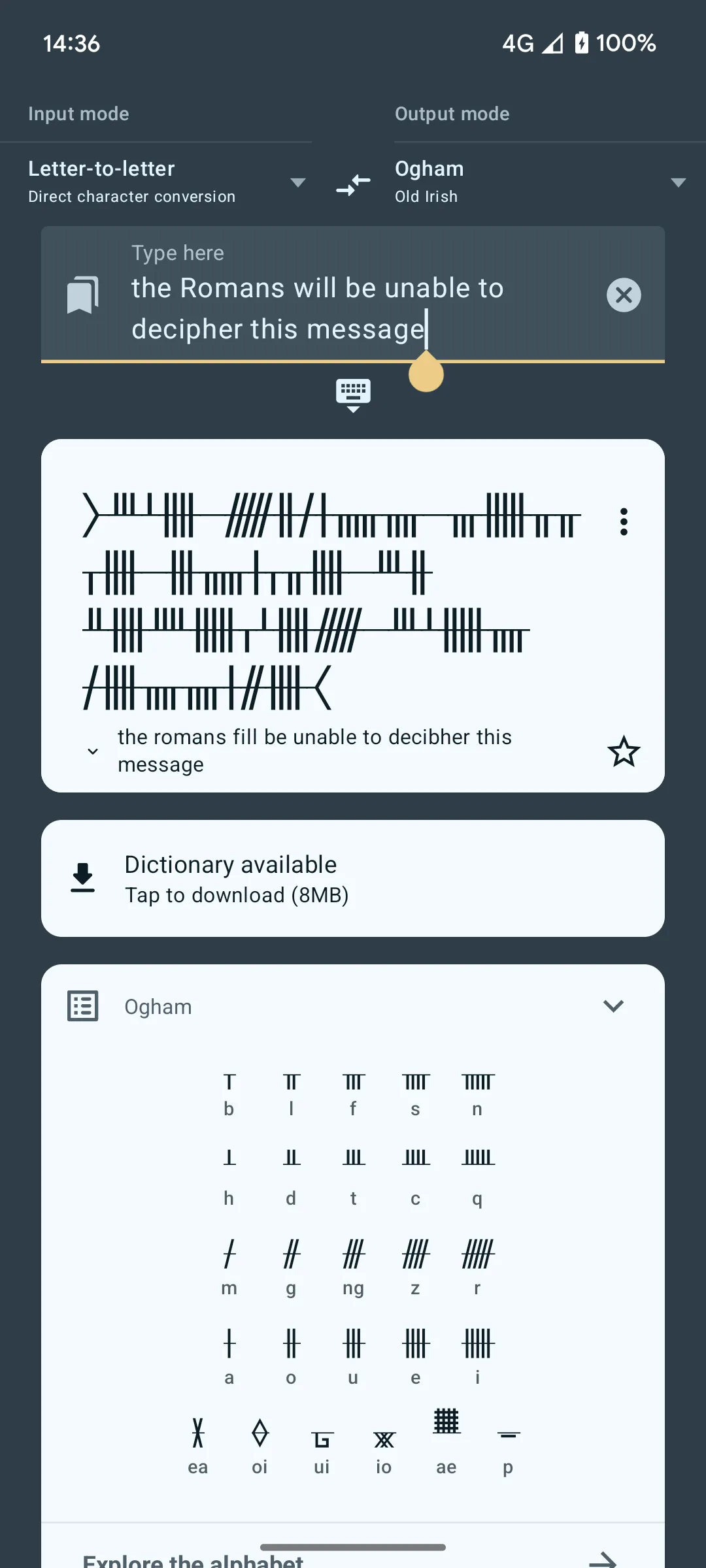 Write in Runic (Runes writer) | Indus Appstore | Screenshot