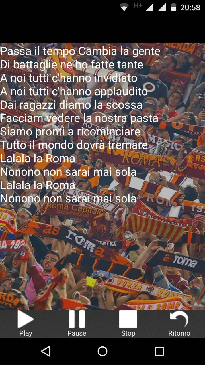 Curva Sud - Canzoni del Tifosi | Indus Appstore | Screenshot