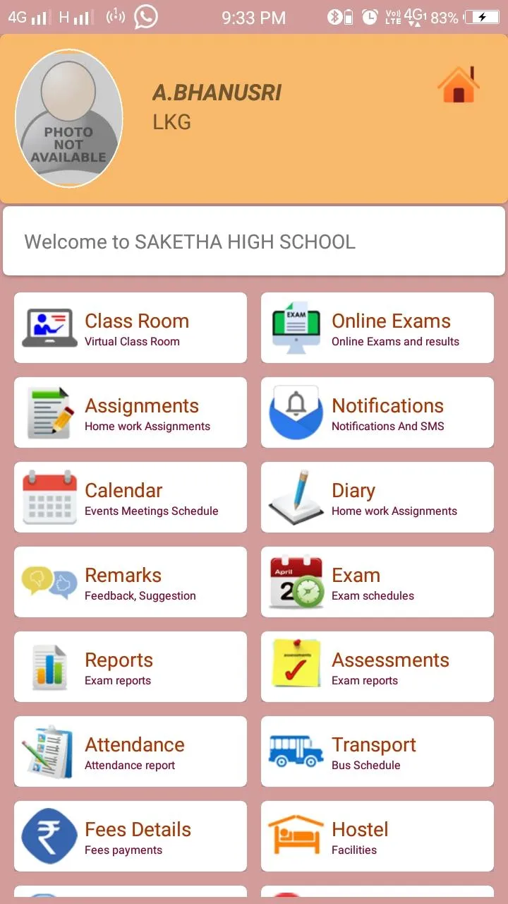 SAKETHA SCHOOLS | Indus Appstore | Screenshot