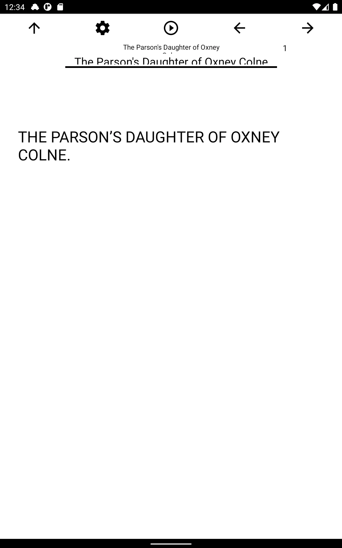 Book, The Parson's Daughter of | Indus Appstore | Screenshot