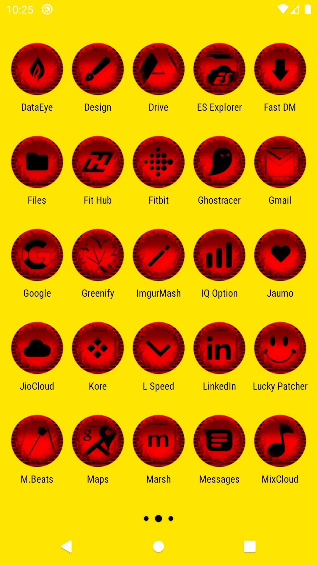 Red Icon Pack Style 5 | Indus Appstore | Screenshot