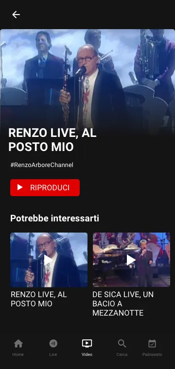 Renzo Arbore Channel | Indus Appstore | Screenshot