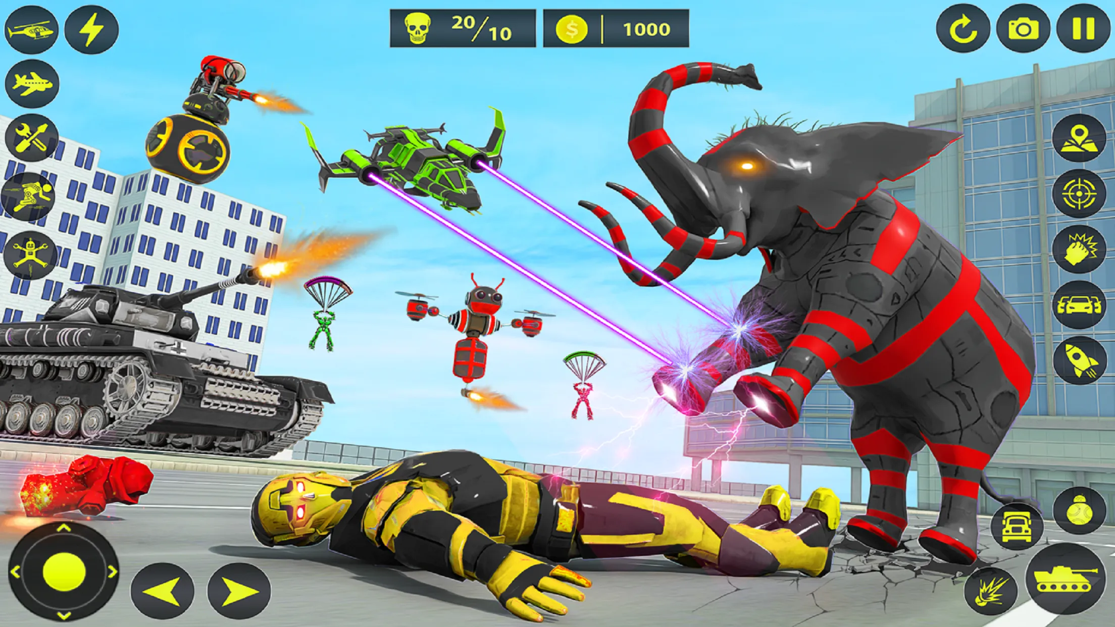 Army Tank Robot Car Games: | Indus Appstore | Screenshot