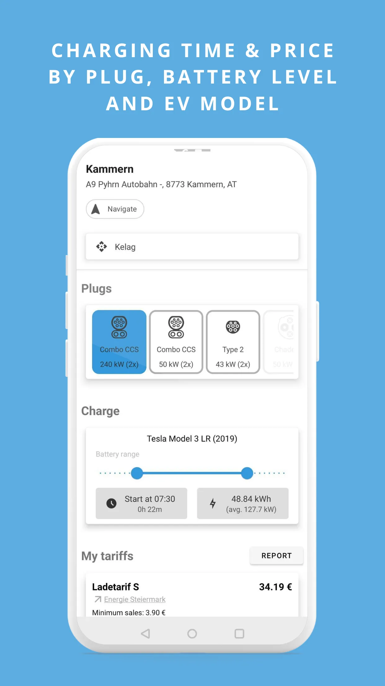 Chargeprice: EV map & prices | Indus Appstore | Screenshot