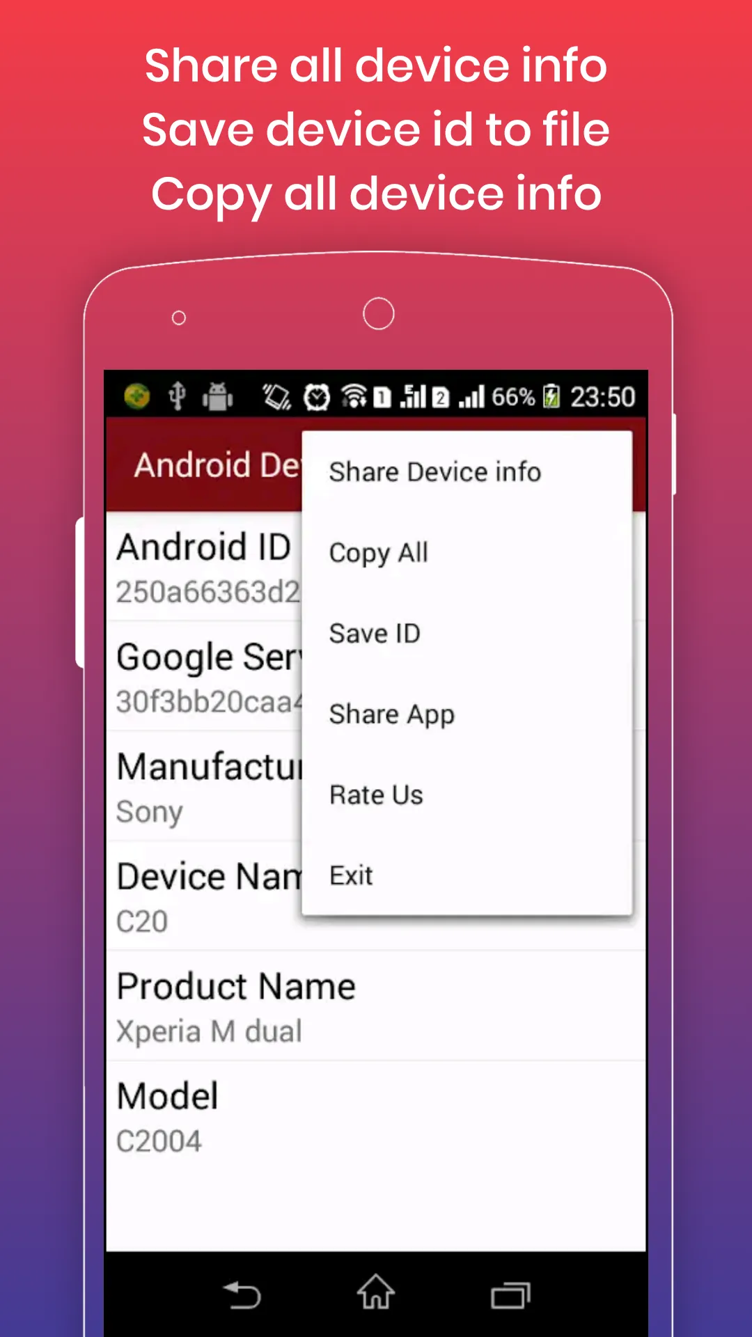 Device ID Finder for Android | Indus Appstore | Screenshot