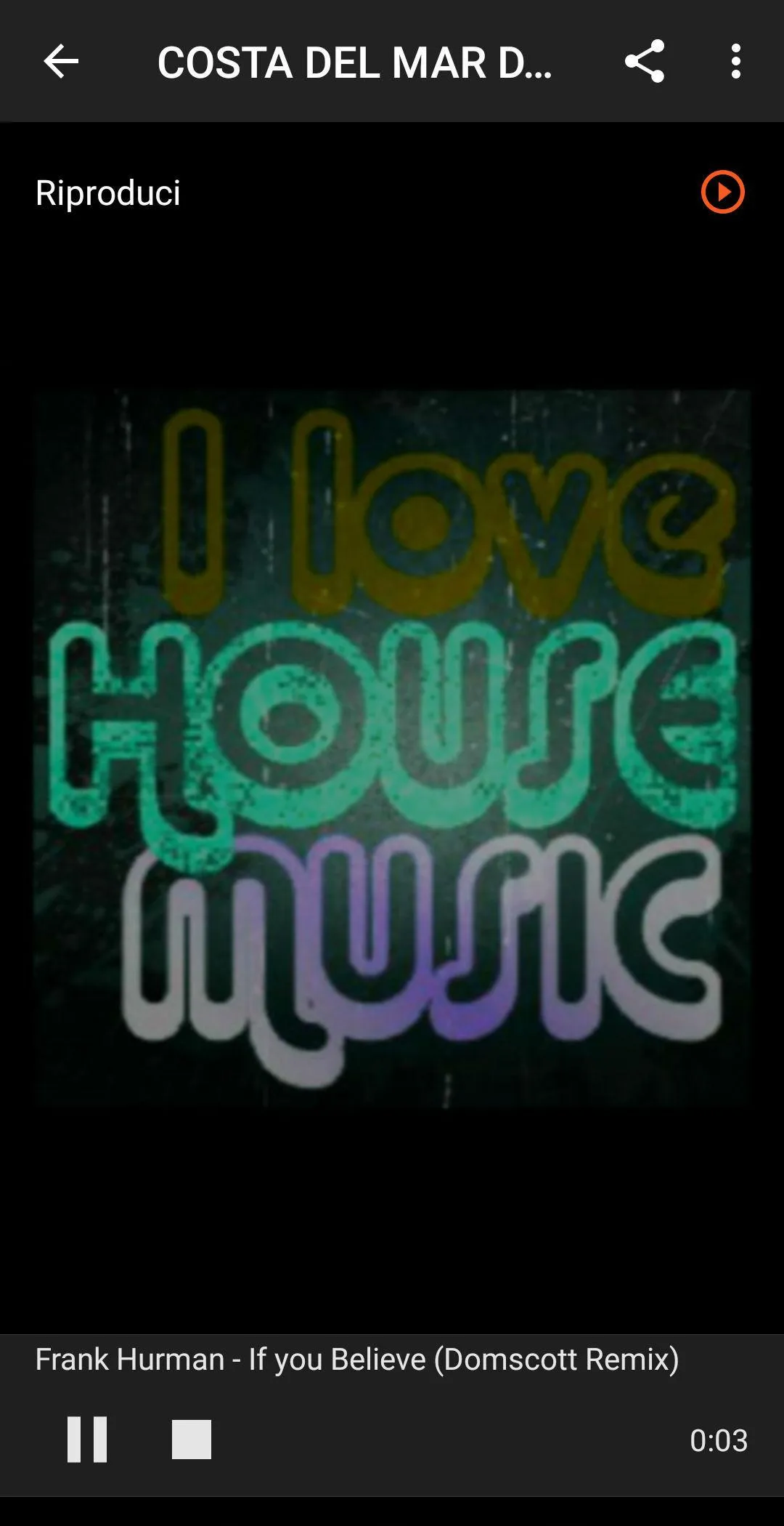 House music radio | Indus Appstore | Screenshot