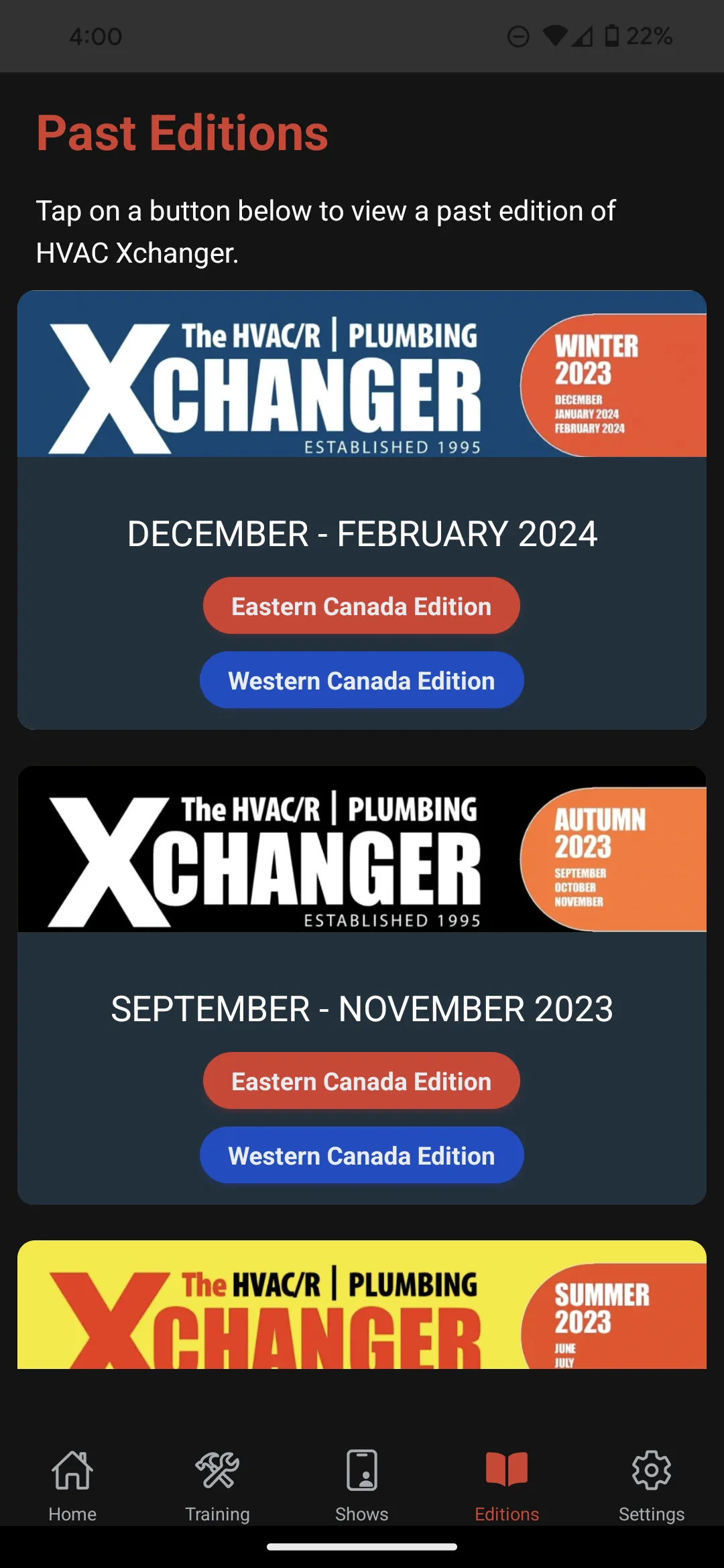 HVAC Xchanger | Indus Appstore | Screenshot