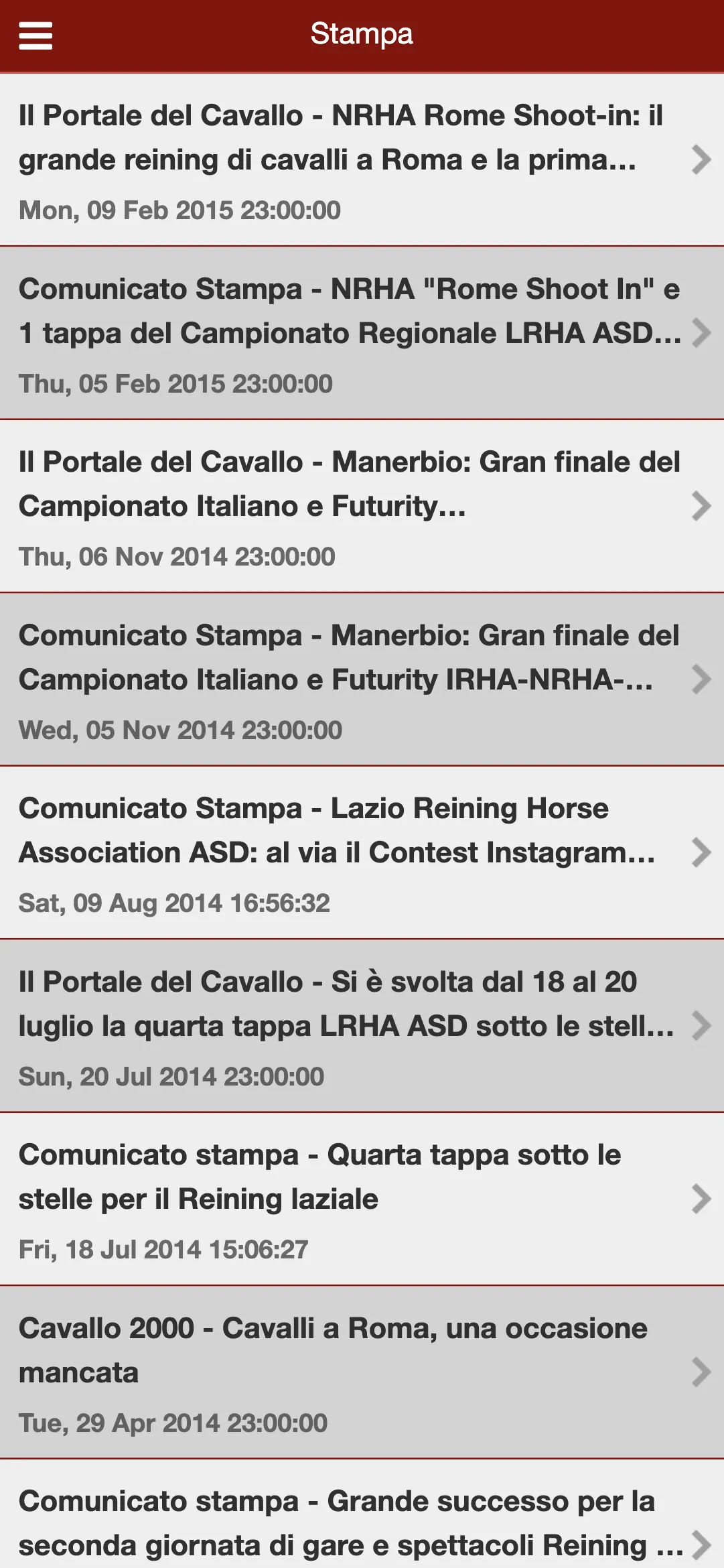 LRHA ASD - Lazio Reining | Indus Appstore | Screenshot