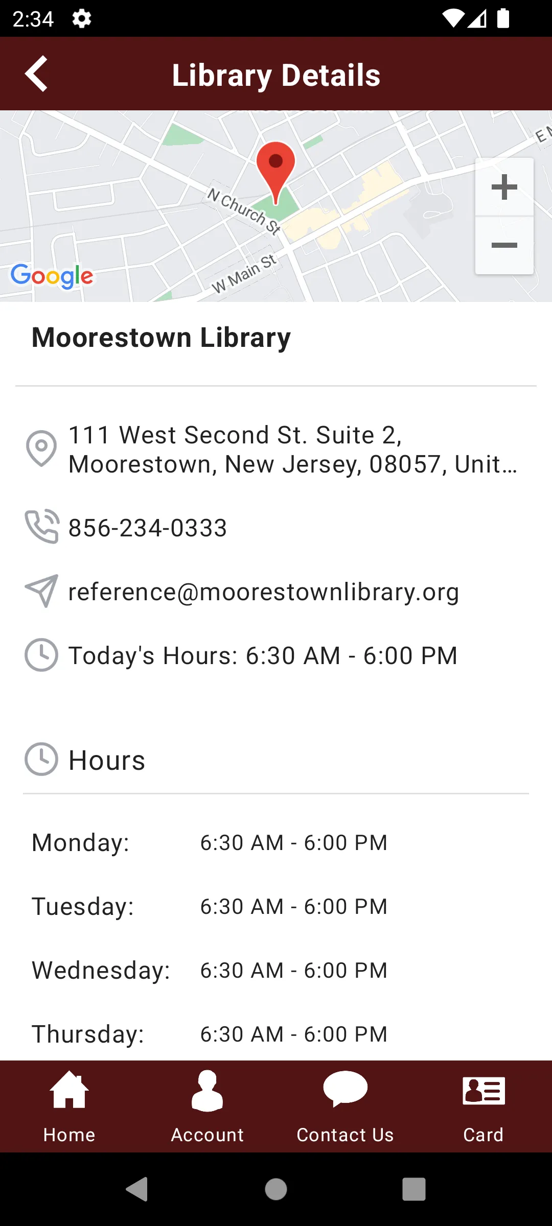 Moorestown Library | Indus Appstore | Screenshot